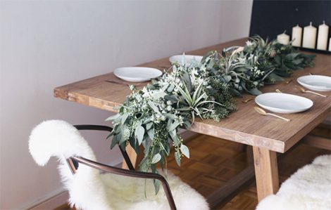 Table Noël écolo