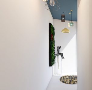 Entrée minimaliste